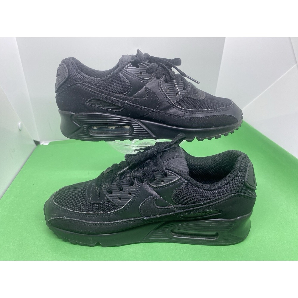 Nike Air Max 90 Triple Black CN8490-003 Men's Size 6 Athletic Sneaker Shoes